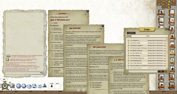 Fantasy Grounds - Daring Tales of Adventure #02 - Web of the Spider Cult (Savage Worlds)