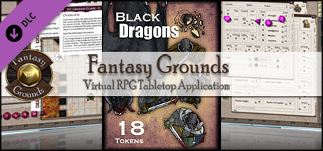 Fantasy Grounds - Black Dragons (Token Pack) banner image