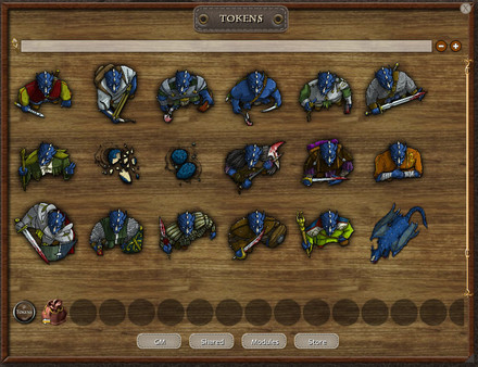 скриншот Fantasy Grounds - Blue Dragons (Token Pack) 0