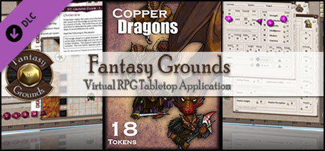 Fantasy Grounds - Copper Dragons (Token Pack) banner image