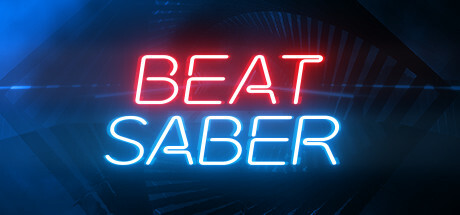 Steam header art for Beat Saber