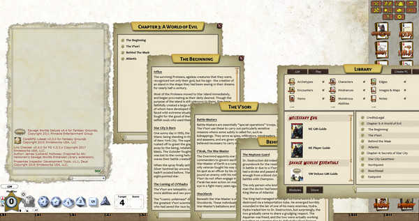 Fantasy Grounds - Setting: Necessary Evil (Savage Worlds)