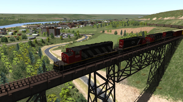 скриншот Train Simulator: Canadian National Peace River Route Add-On 1