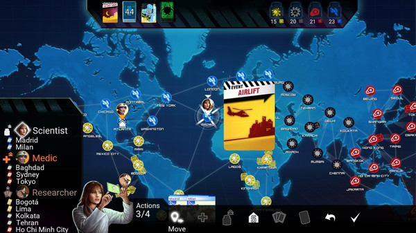 Pandemic: The Board Game скриншот