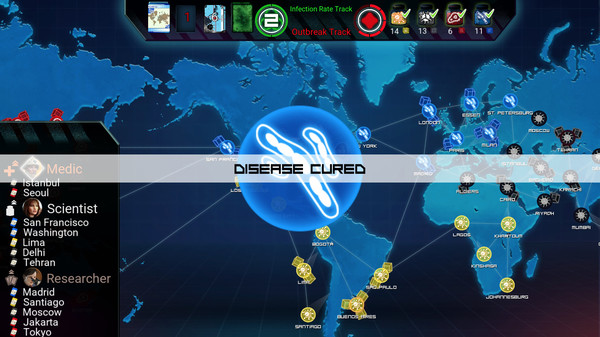 Pandemic: The Board Game capture d'écran