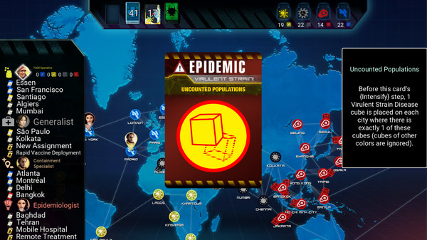 скриншот Pandemic - On the Brink: Virulent Strain 2