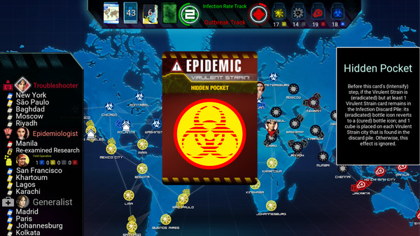 скриншот Pandemic - On the Brink: Virulent Strain 0