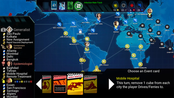 скриншот Pandemic - On the Brink: Roles and Events 2