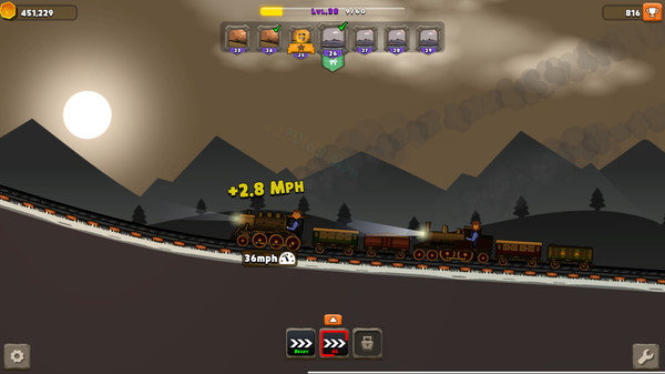 Скриншот из TrainClicker Idle Evolution