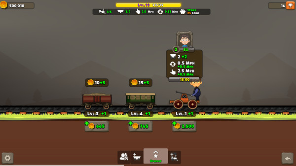 скриншот TrainClicker Idle Evolution 3