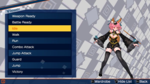скриншот Fate/EXTELLA - Sable Mage Outfit 0