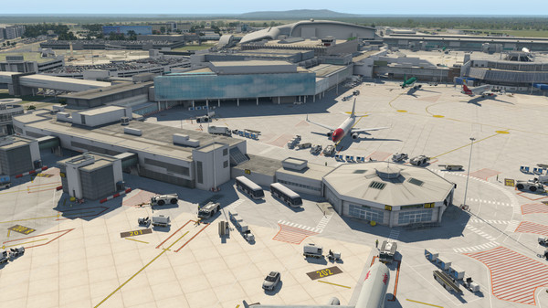 скриншот X-Plane 11 - Add-on: Aerosoft - Airport Dublin V2.0 2