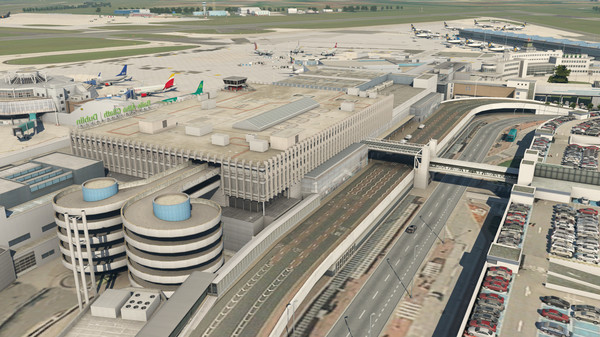 скриншот X-Plane 11 - Add-on: Aerosoft - Airport Dublin V2.0 4