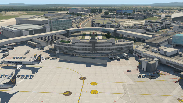 скриншот X-Plane 11 - Add-on: Aerosoft - Airport Dublin V2.0 1