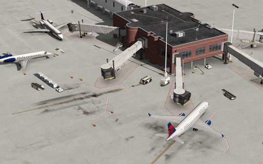 скриншот X-Plane 11 - Add-on: Aerosoft - Airport Wilmington 1