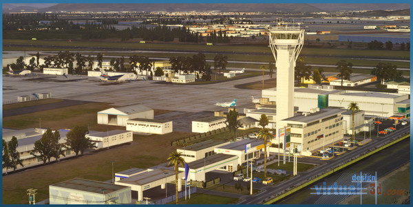 скриншот X-Plane 11 - Add-on: Aerosoft - Airport SCEL Santiago International 2.0 0