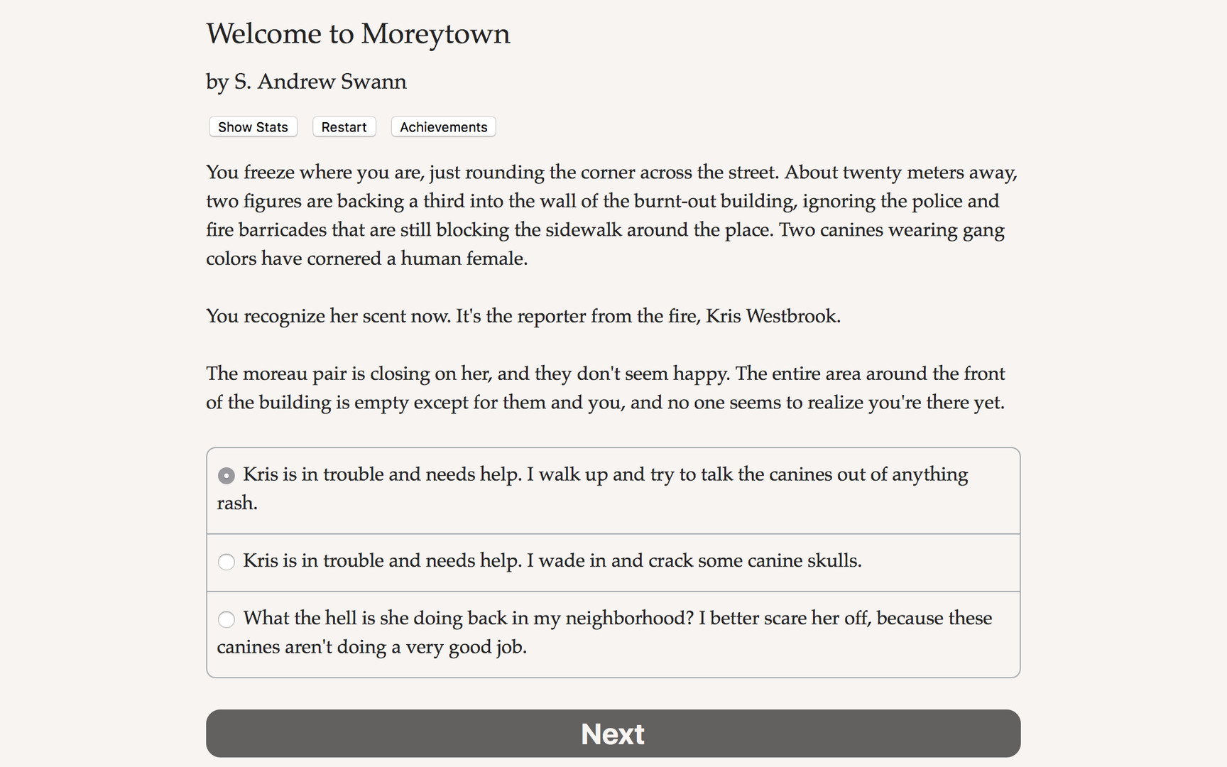 Welcome to Moreytown Demo #3