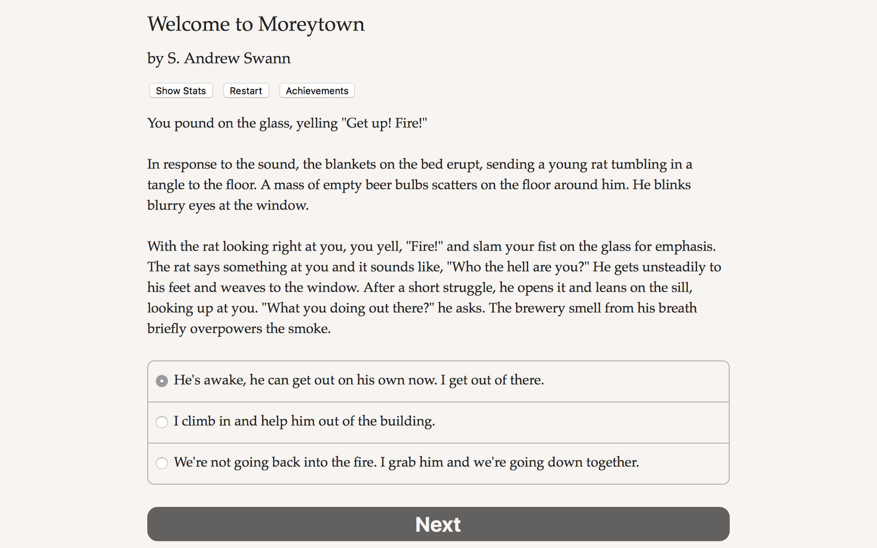 Welcome to Moreytown Demo #0