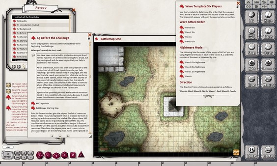скриншот Fantasy Grounds - Dungeons & Dragons - Lair Assault: Attack of the Tyrantclaw (5E) 3