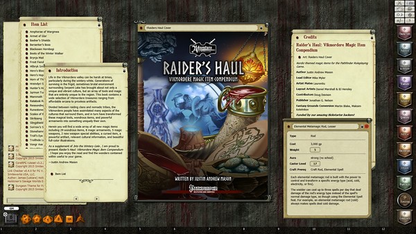 скриншот Fantasy Grounds - Into the Wintery Gale: Raider's Haul (PFRPG) 0