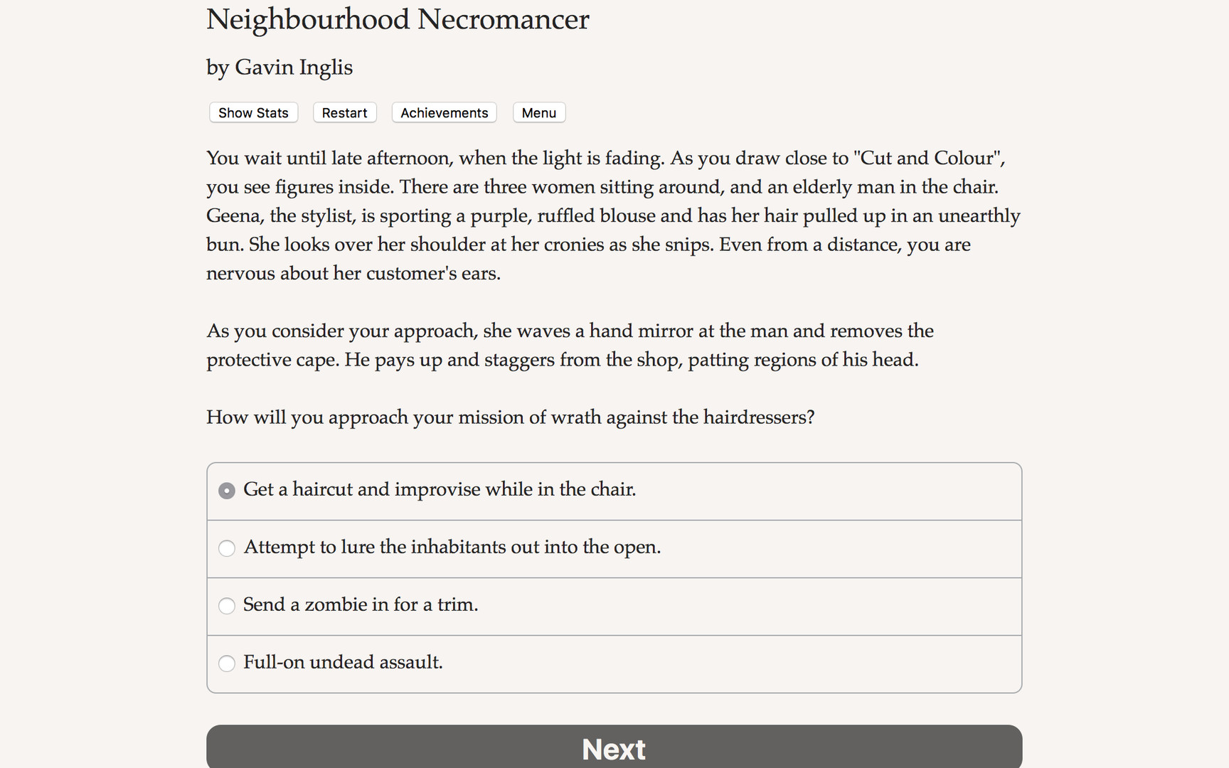 Neighbourhood Necromancer Featured Screenshot #1