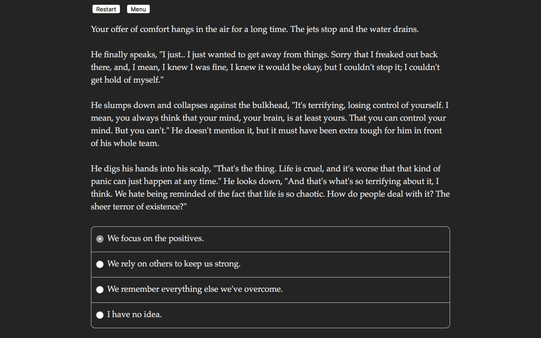 Creatures Such as We Demo #2
