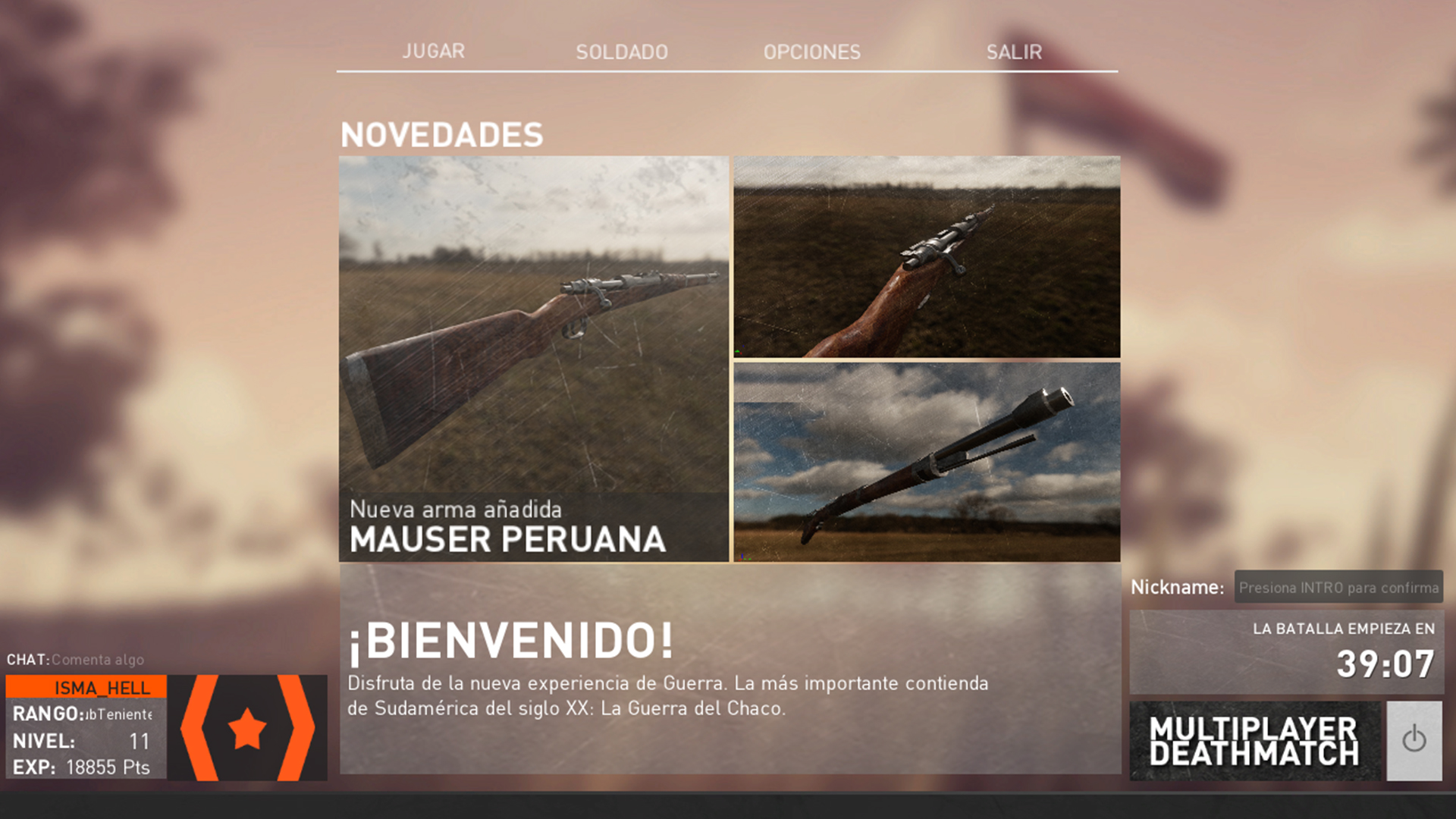 CW: Chaco War Demo #5