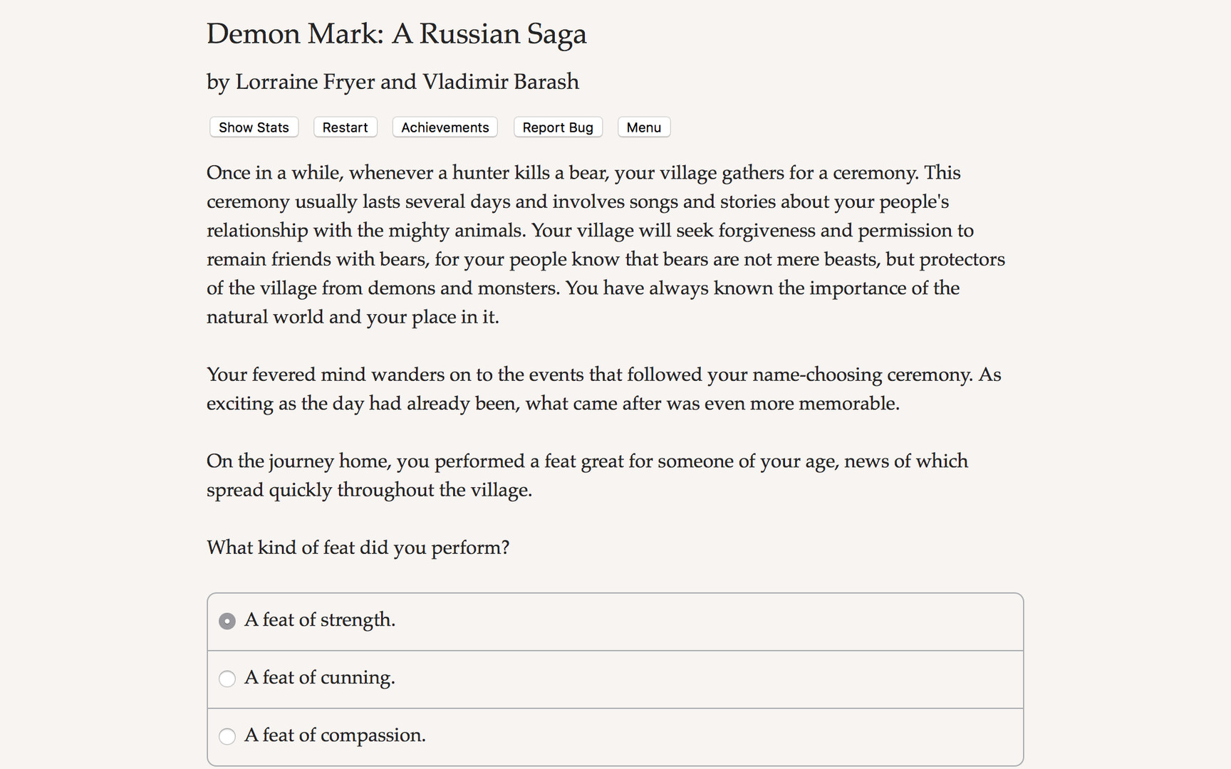 Demon Mark: A Russian Saga Demo #0