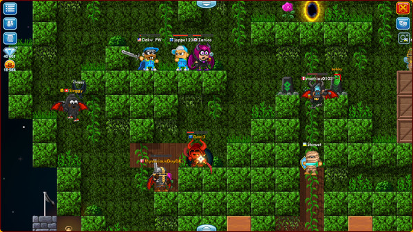 Скриншоты Pixel Worlds 2