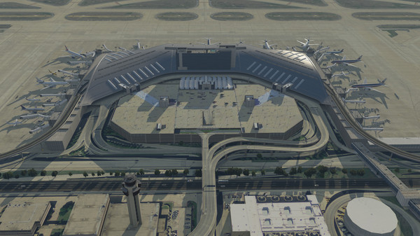 скриншот X-Plane 11 - Add-on: Aerosoft - Airport Dallas/Fort Worth International 3