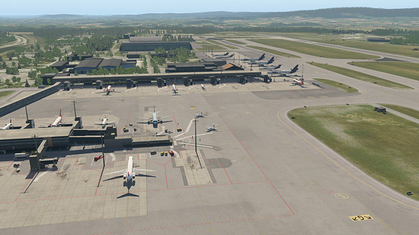 скриншот X-Plane 11 - Add-on: Aerosoft - Airport Oslo 5