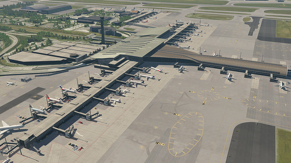 скриншот X-Plane 11 - Add-on: Aerosoft - Airport Oslo 3