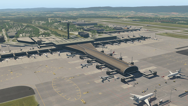 скриншот X-Plane 11 - Add-on: Aerosoft - Airport Oslo 0