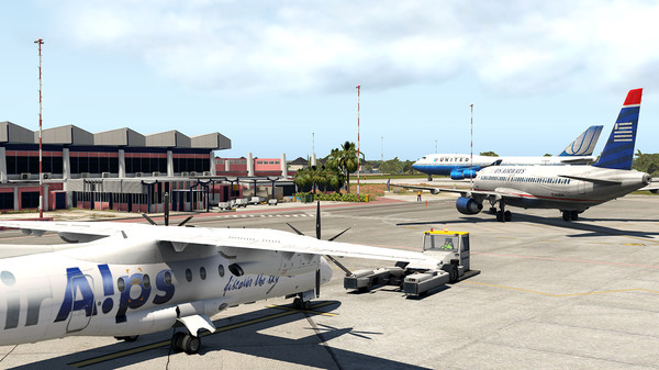 скриншот X-Plane 11 - Add-on: Aerosoft - Airport Bonaire Flamingo 5