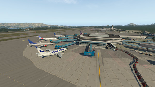 скриншот X-Plane 11 - Add-on: Aerosoft - Airport Bergen 2