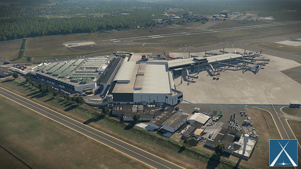 скриншот X-Plane 11 - Add-on: Aerosoft - Airport Salvador International 1