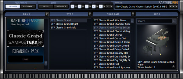 скриншот Xpack - SampleTekk - Classic Grand 0