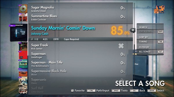 Rocksmith® 2014 Edition – Remastered – Johnny Cash - “Sunday Mornin’ Comin’ Down” for steam Rocksmith® 2014 Edition – Remastered – Johnny Cash - “Sunday Mornin’ Comin’ Down” for steam