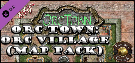 Fantasy Grounds - Orc Town: Orc Village (Map Pack) banner