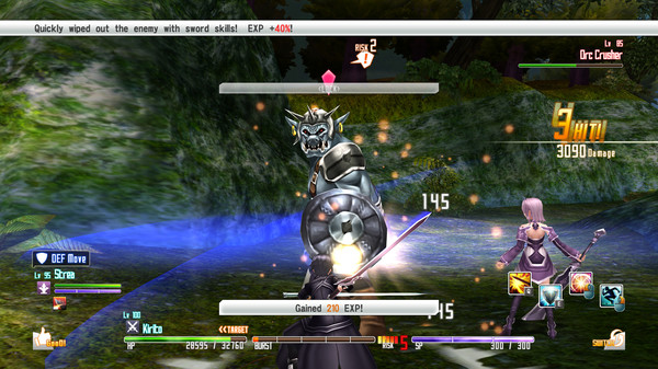 Sword Art Online Re: Hollow Fragment capture d'écran