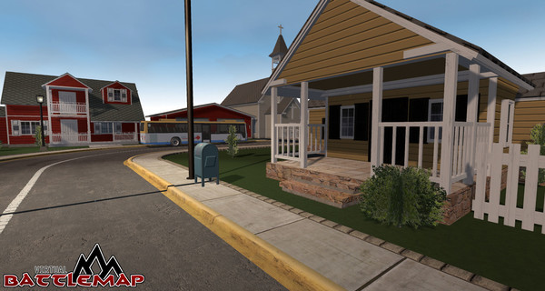 скриншот Virtual Battlemap DLC - Modern Town 2