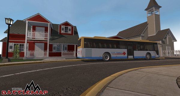 скриншот Virtual Battlemap DLC - Modern Town 3