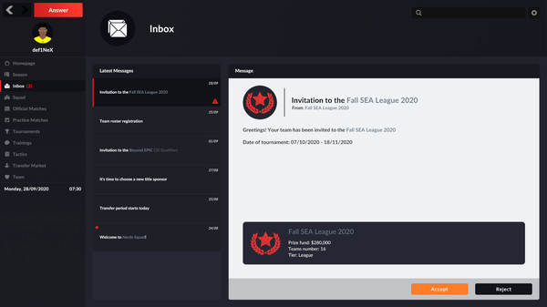 скриншот eSports Manager 2