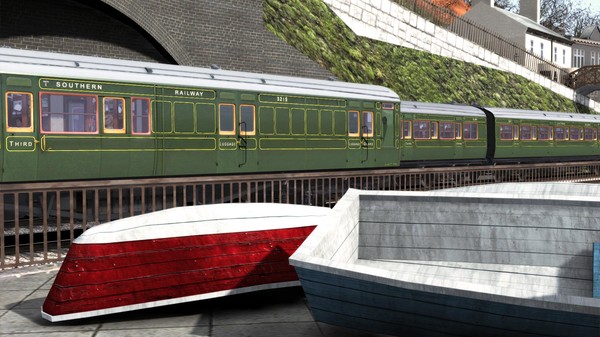 скриншот TS Marketplace: Maunsell 59ft Low Window Corridor Coach Pack Southern Olive Green 5