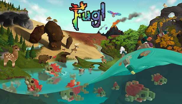 Imagen de la cápsula de "Fugl (Vogel)" que utilizó RoboStreamer para las transmisiones en Steam
