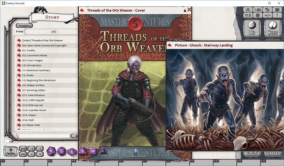 скриншот Fantasy Grounds - Threads of the Orb Weaver (5E) 1