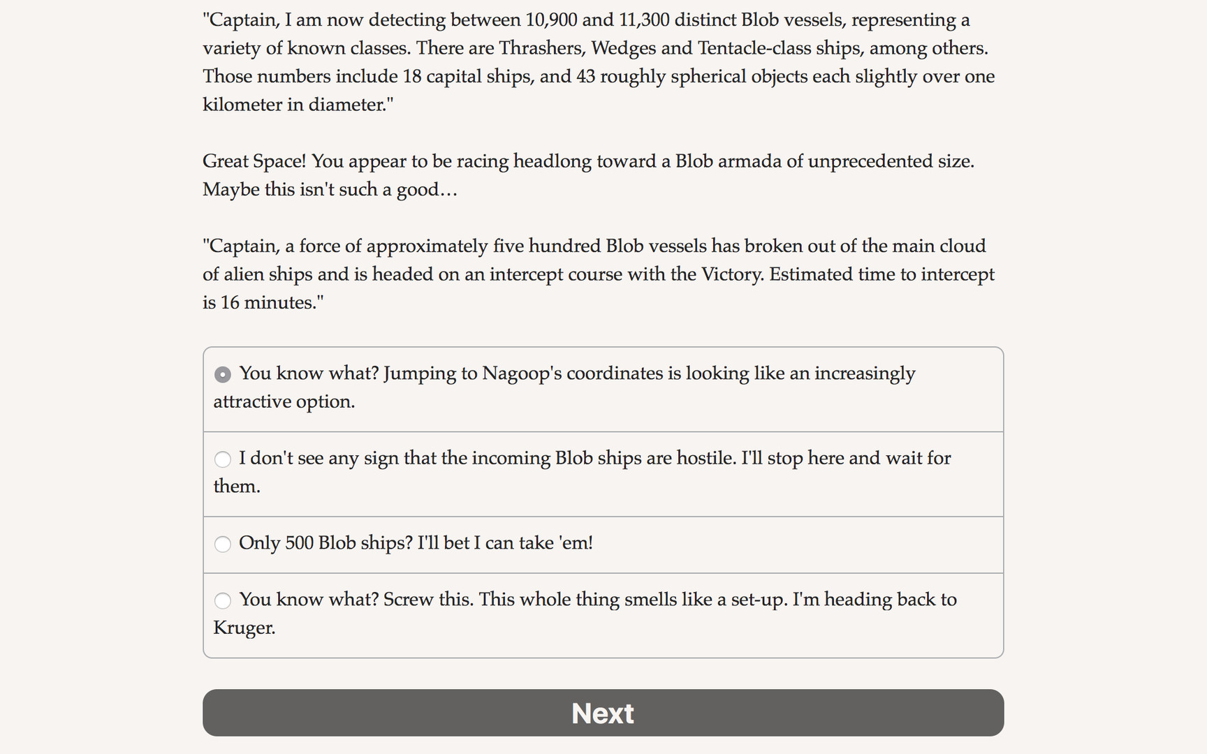 Choice of the Star Captain Demo #4