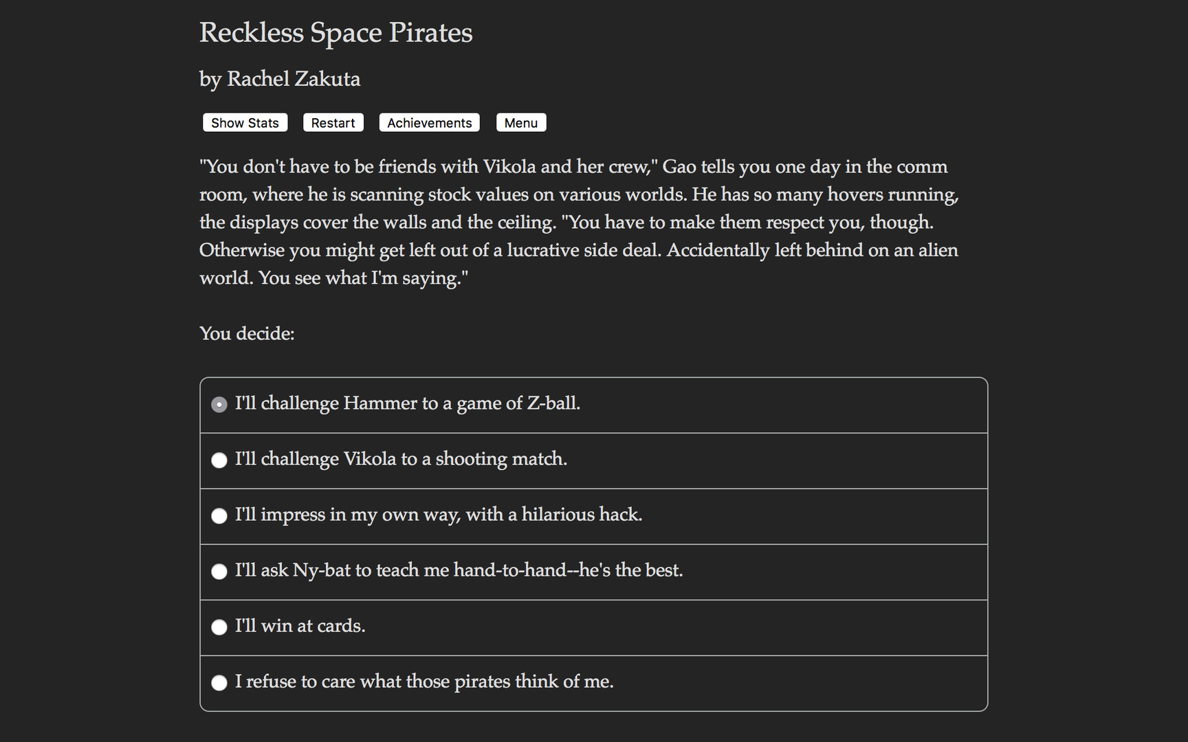 Reckless Space Pirates Demo #2