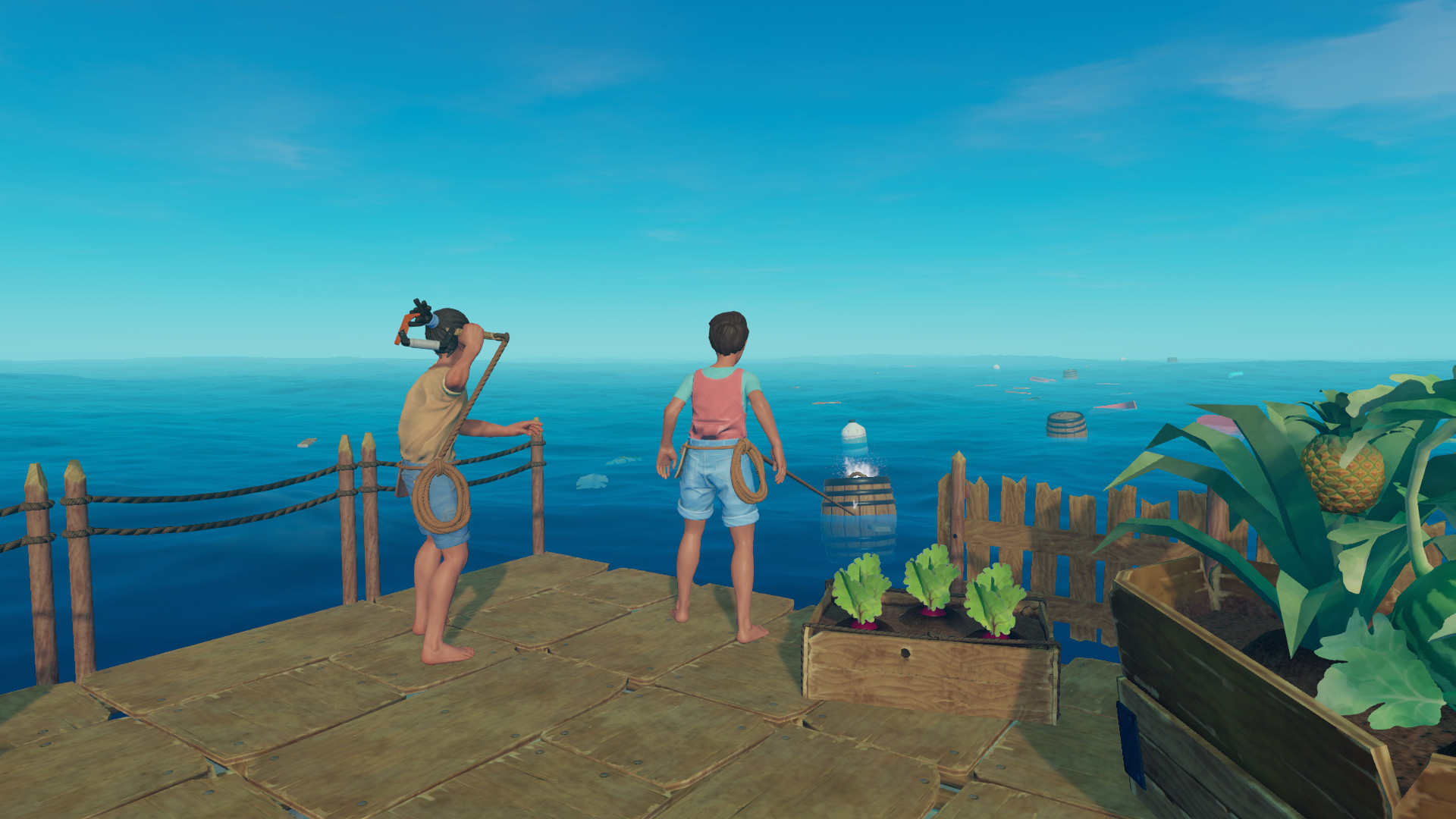 RAFT - A GRANDE PLATAFORMA - GAMEPLAY #2 (JOGO GRATUITO)