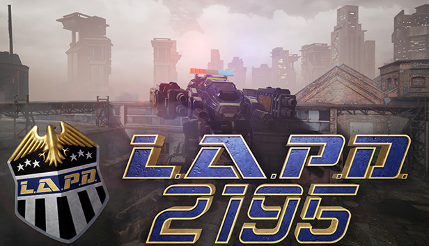 Imagen de la cápsula de "L.A.P.D. 2195" que utilizó RoboStreamer para las transmisiones en Steam